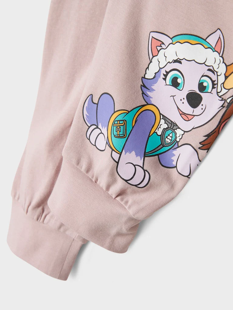 Name It lasten pyjama, NMFADAS PAWPATROL LS NIGHTSET Vaaleanpunainen - Image 4