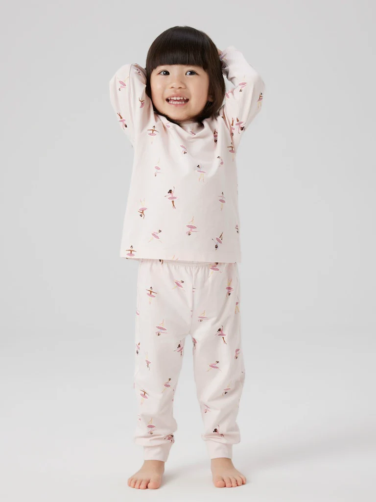 Name It lasten pyjama, NMFNIGHTSET BALLARINA Vaaleanpunainen - Image 2