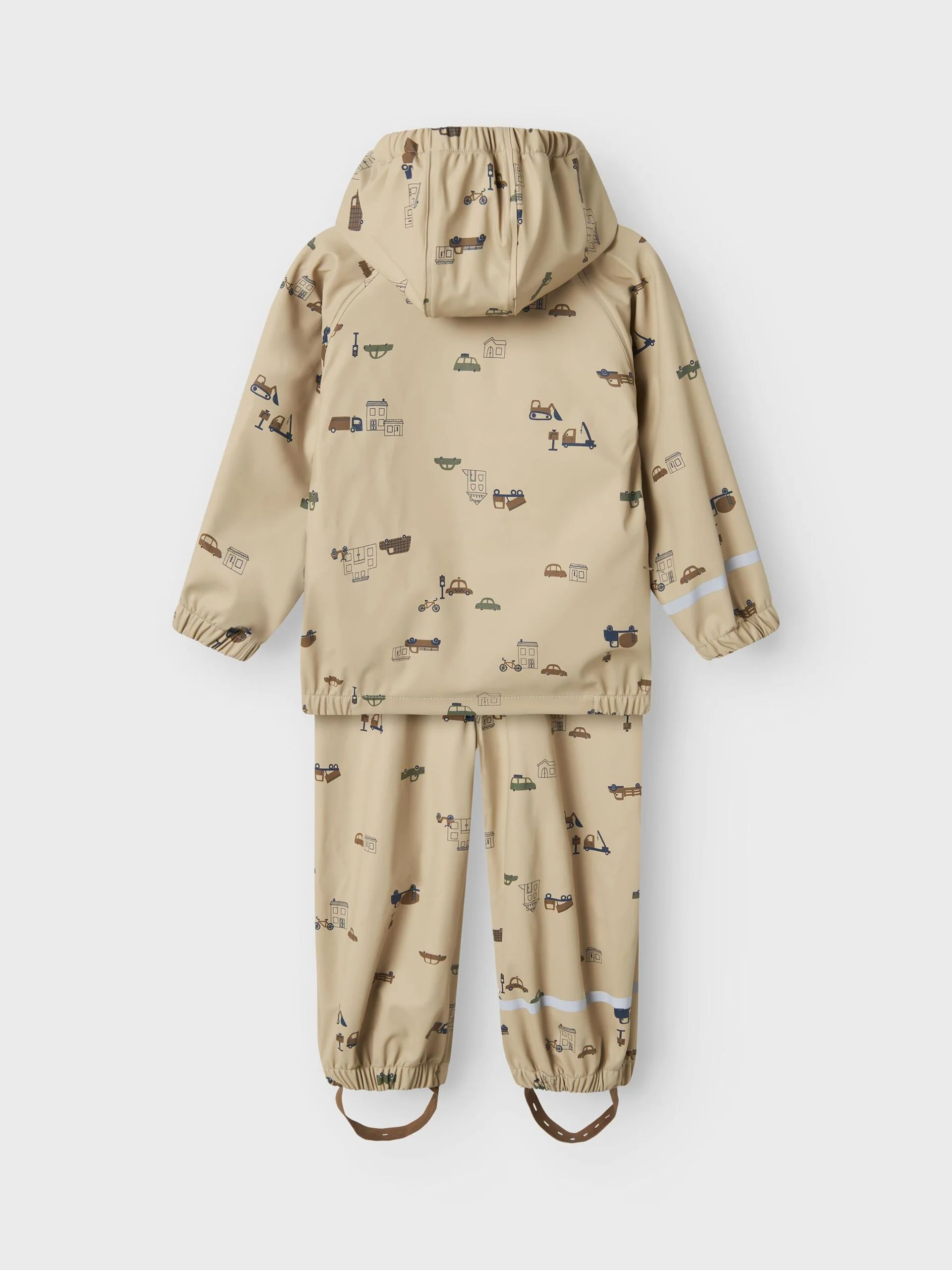 Name It lasten sadeasu, NMMDRY10 RAIN SET Beige Kuosi - Image 3