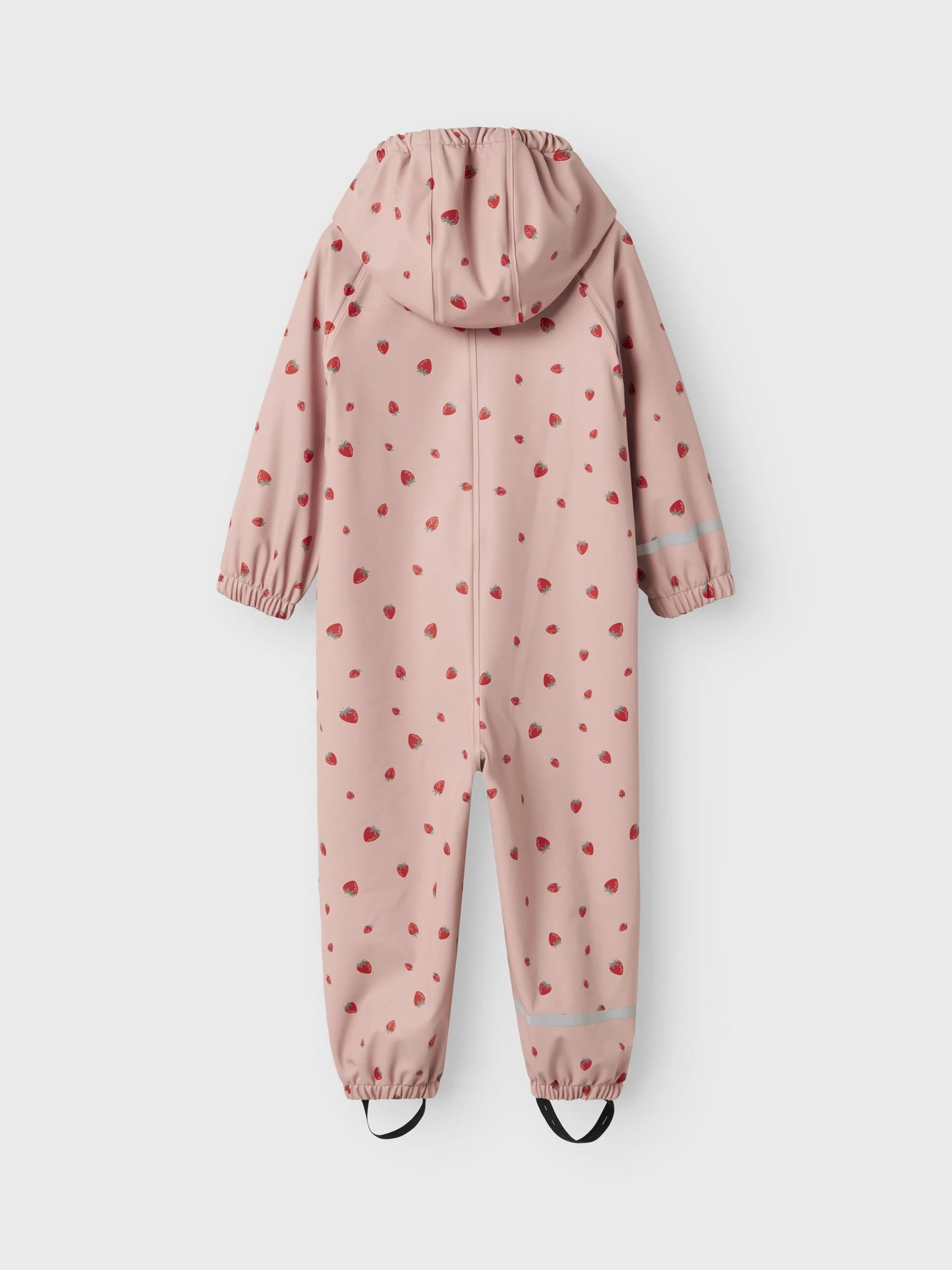 Name It lasten vuorellinen sadepuku, NMFDRY10 RAIN SUIT FLEECE Vaaleanpunainen - Image 2