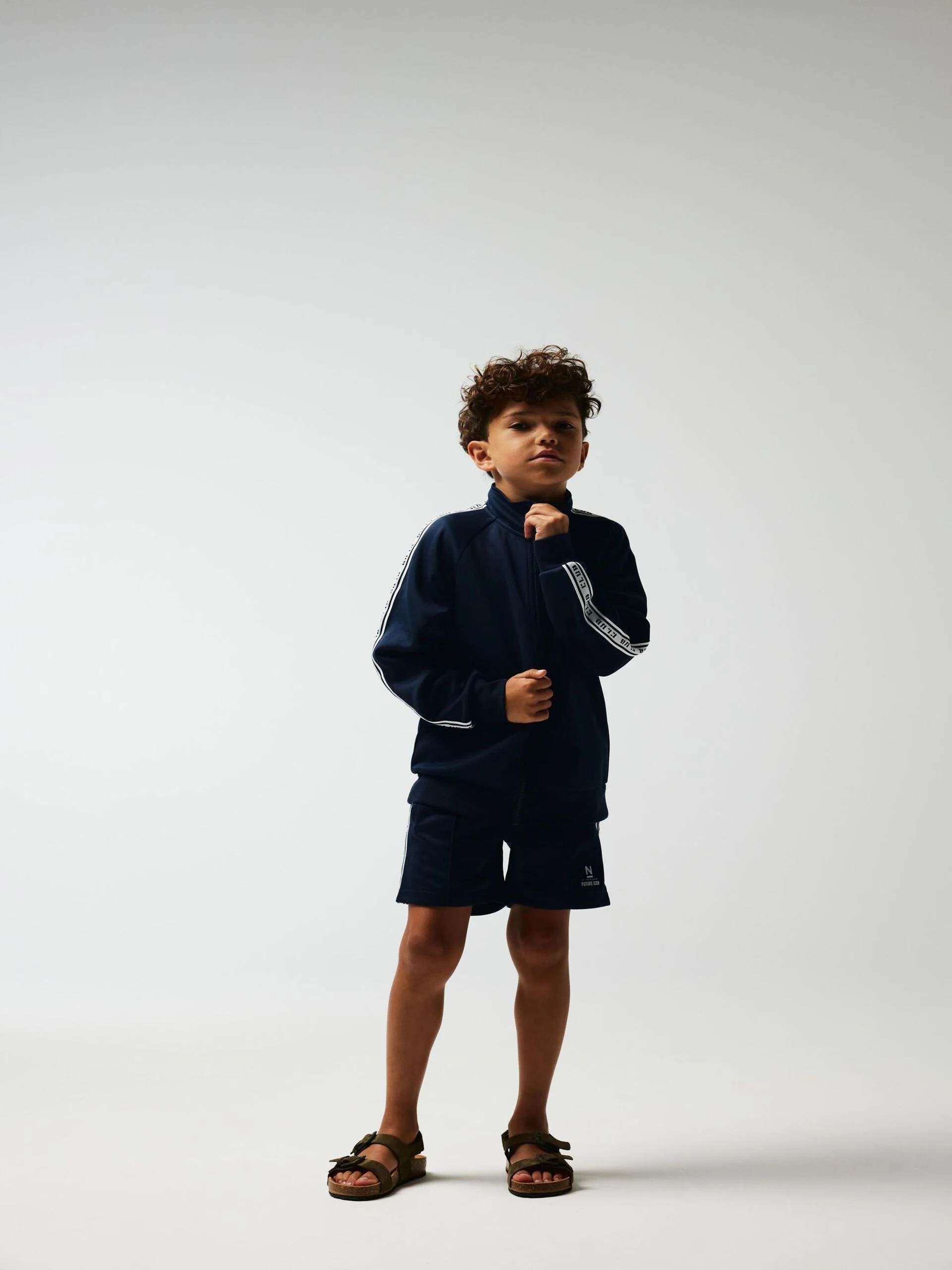 Name It Lasten Shortsit, NKMJAKKA SWEAT SHORTS Tummansininen