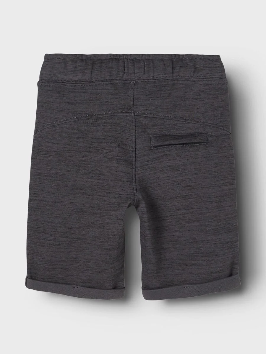 Name It lasten shortsit, NKMSCOTT SWE LONG SHORTS Meleerattu Grafiitti - Image 2