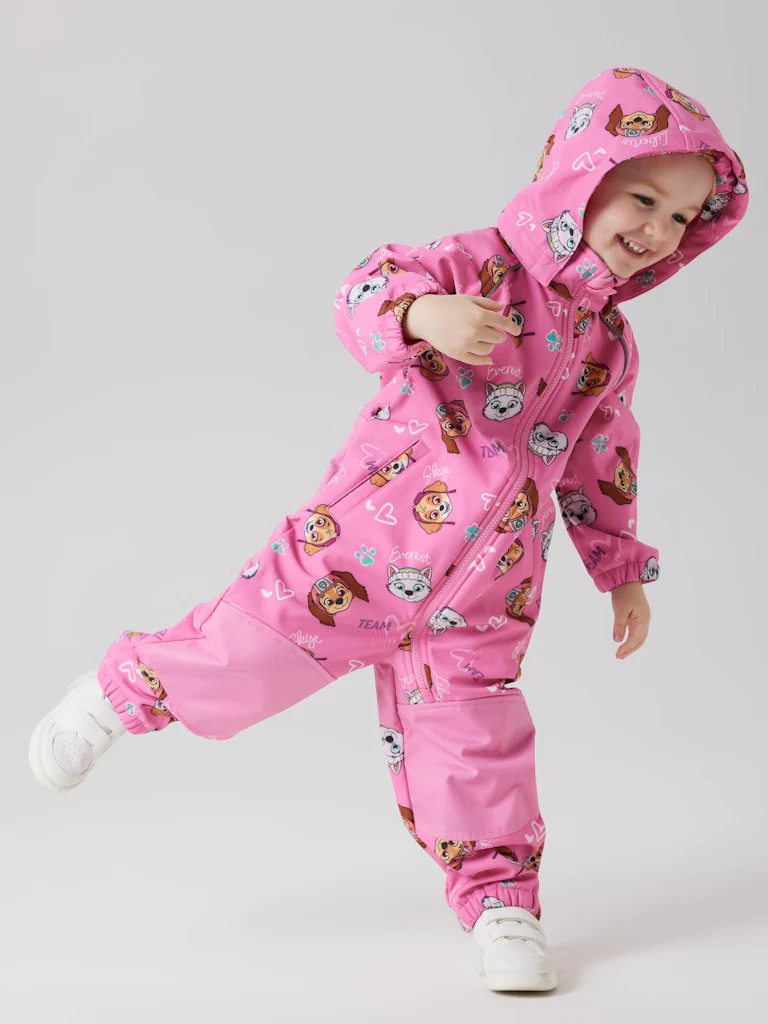 Name It lasten softshellhaalari, NMFALFA PAWPATROL SOFTSHELL  Pinkki - Image 6