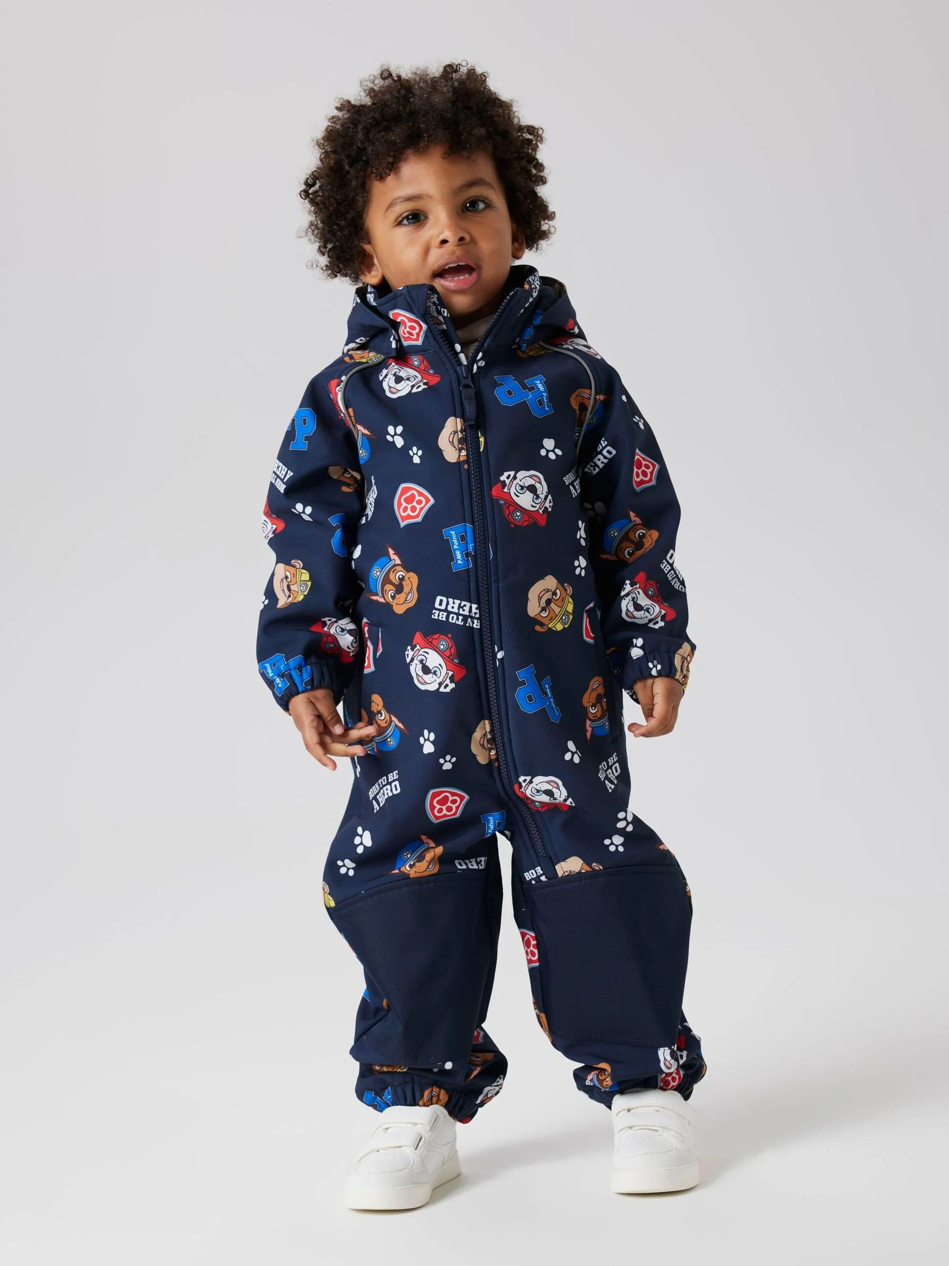 Name It lasten softshellhaalari, NMFALFA PAWPATROL SOFTSHELL  Tummansininen - Image 2