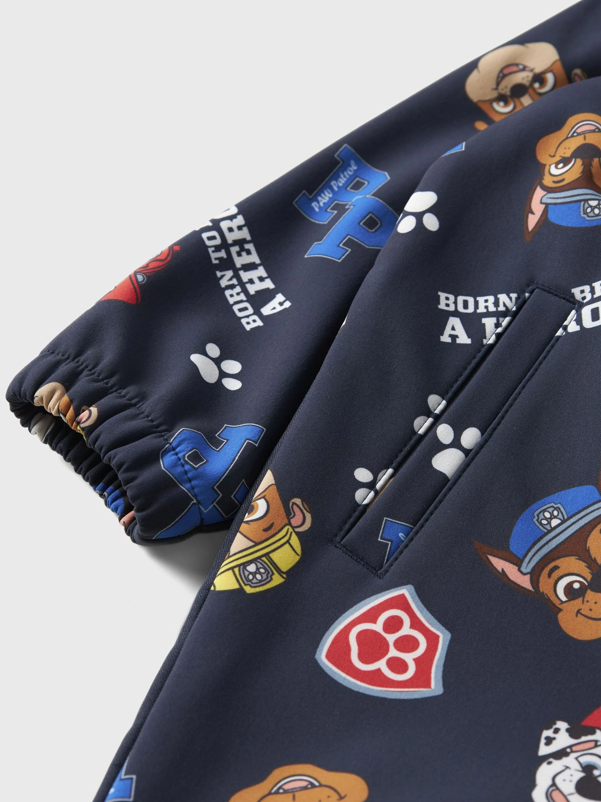 Name It lasten softshellhaalari, NMFALFA PAWPATROL SOFTSHELL  Tummansininen - Image 5