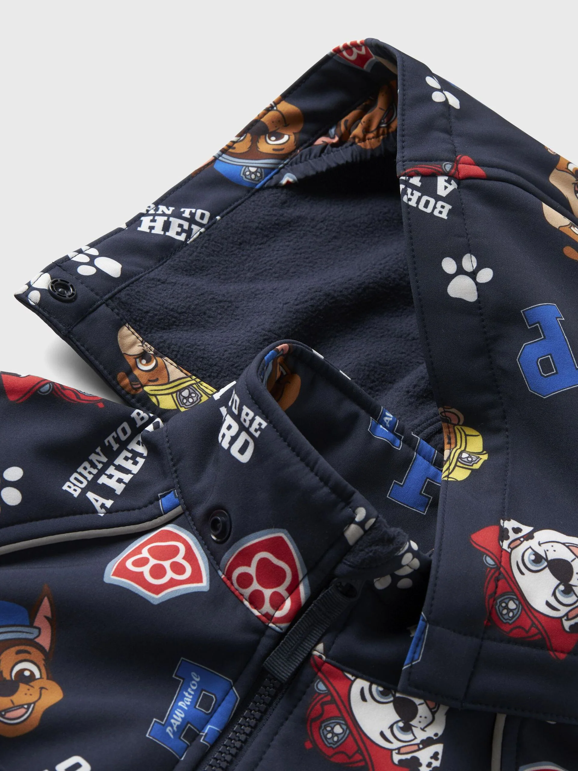Name It lasten softshellhaalari, NMFALFA PAWPATROL SOFTSHELL  Tummansininen - Image 6