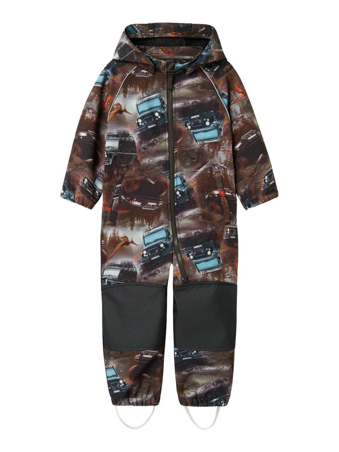 Name It Lasten Softshellhaalari, NMMALFA08 SOFTSHELL SUIT NOOS Ruskea Kuosillinen