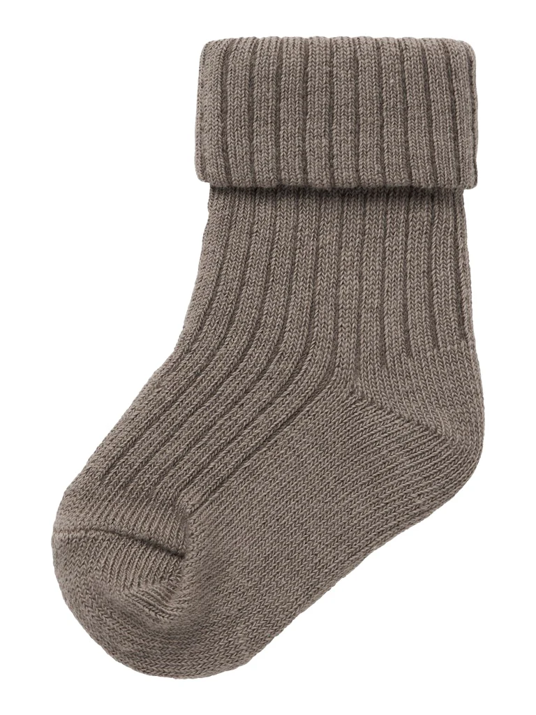 Name It lasten sukat, NBMNOBBU SOCK Keskiruskea