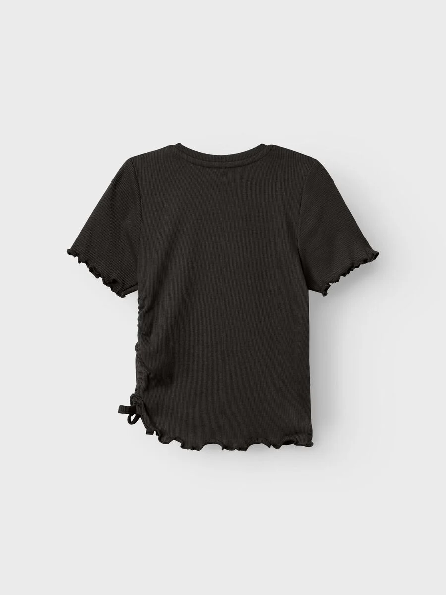 Name It lasten t-paita, NKFDALILLA SS SHORT TOP Musta - Image 2