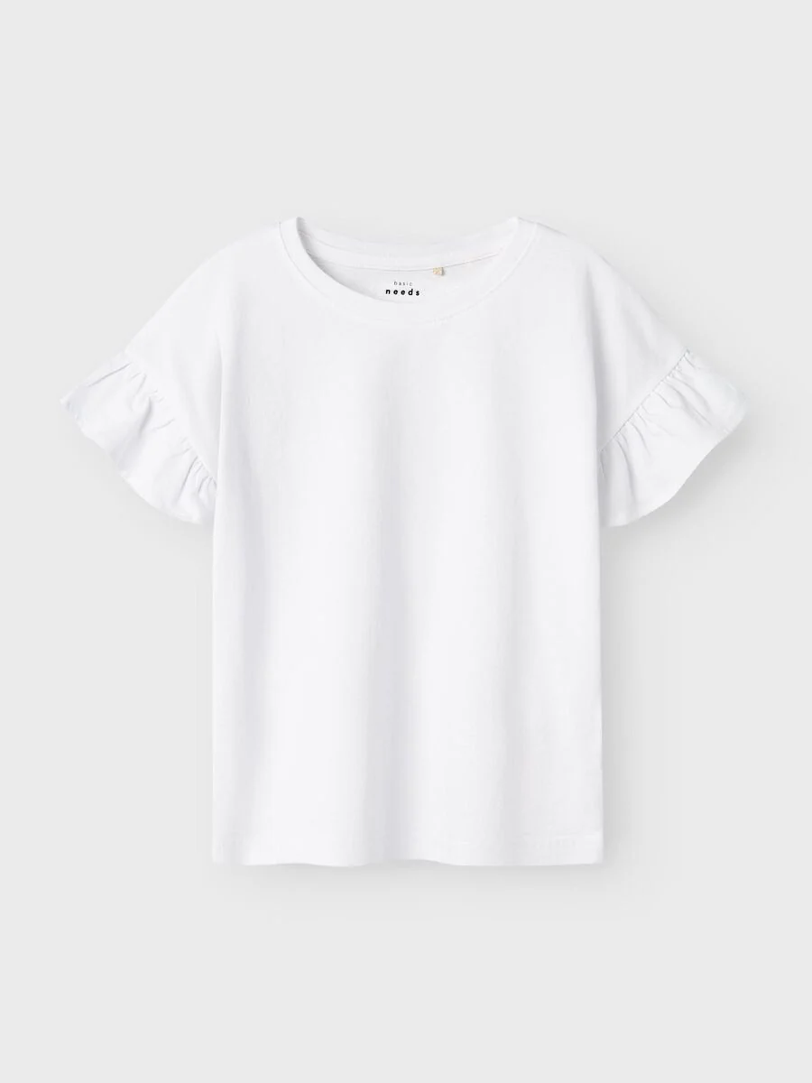 Name It lasten t-paita, NKFVILUKKA SS RLX TOP Valkoinen