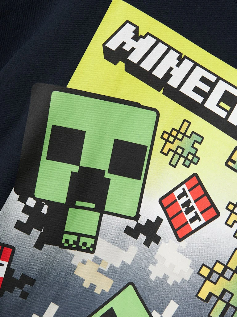 Name It lasten t-paita, NKMMUS MINECRAFT REG SS TOPN Tummansininen - Image 4