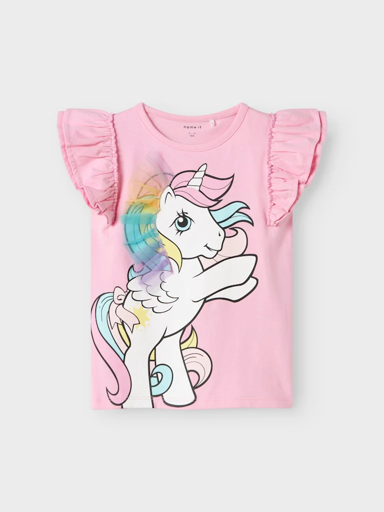 Name It lasten t-paita, NMFMIKA MLP SS TOP Pinkki