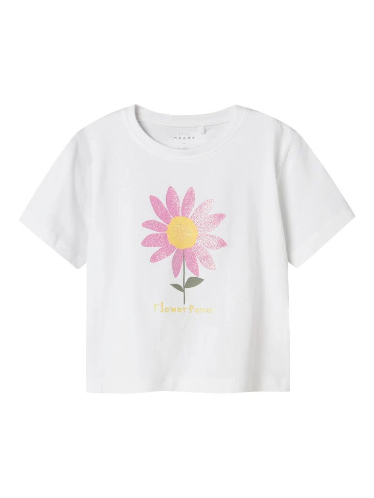 Name It lasten t-paita, NMFVEEN SS REG TOP Valkoinen