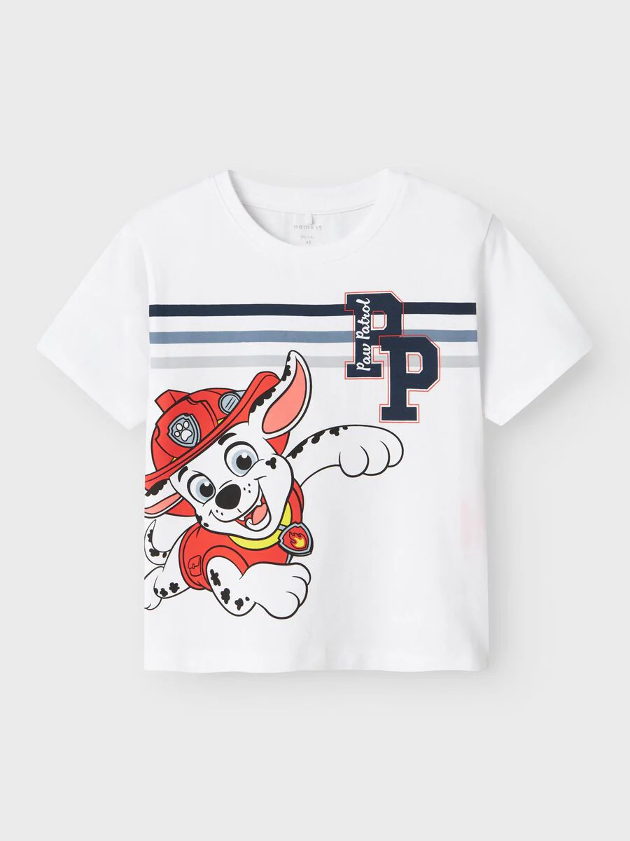 Name It lasten t-paita, NMMMARK PAWPATROL NREG SS TOP Valkoinen