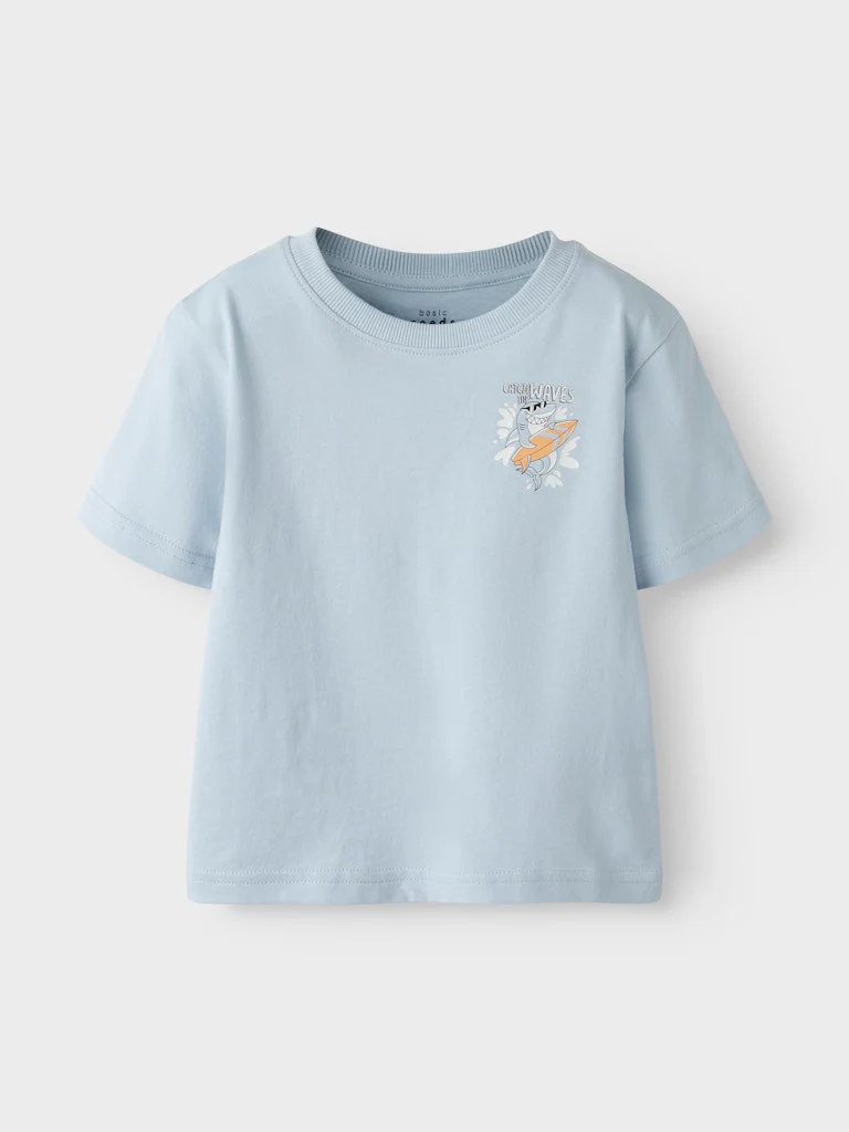 Name It lasten t-paita, NMMVELIX SS NREG TOP Vaaleansininen