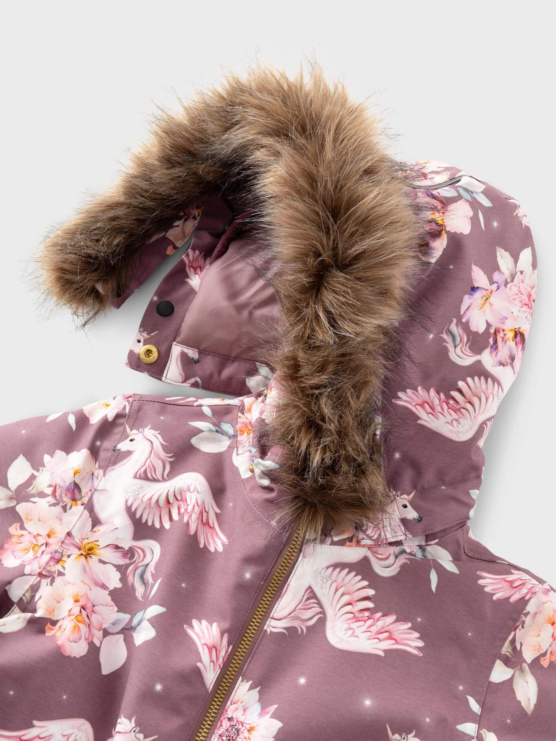 Name It Lasten Toppahaalari, NMFSNOW10 SUIT NOOS Vaaleanpunainen Kuosi - Image 4