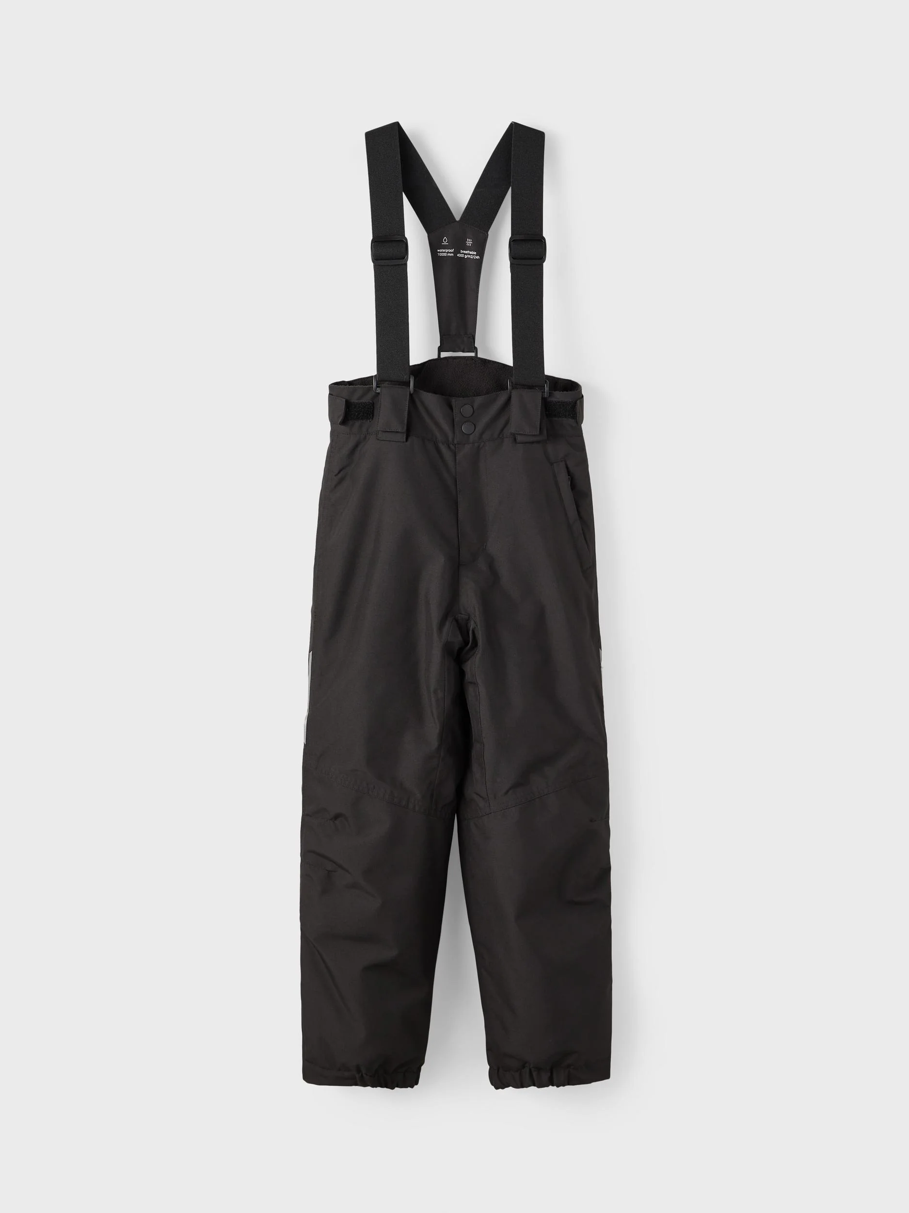 Name It Lasten Toppahousut NKNSNOW PANT SOLID Musta - Image 2