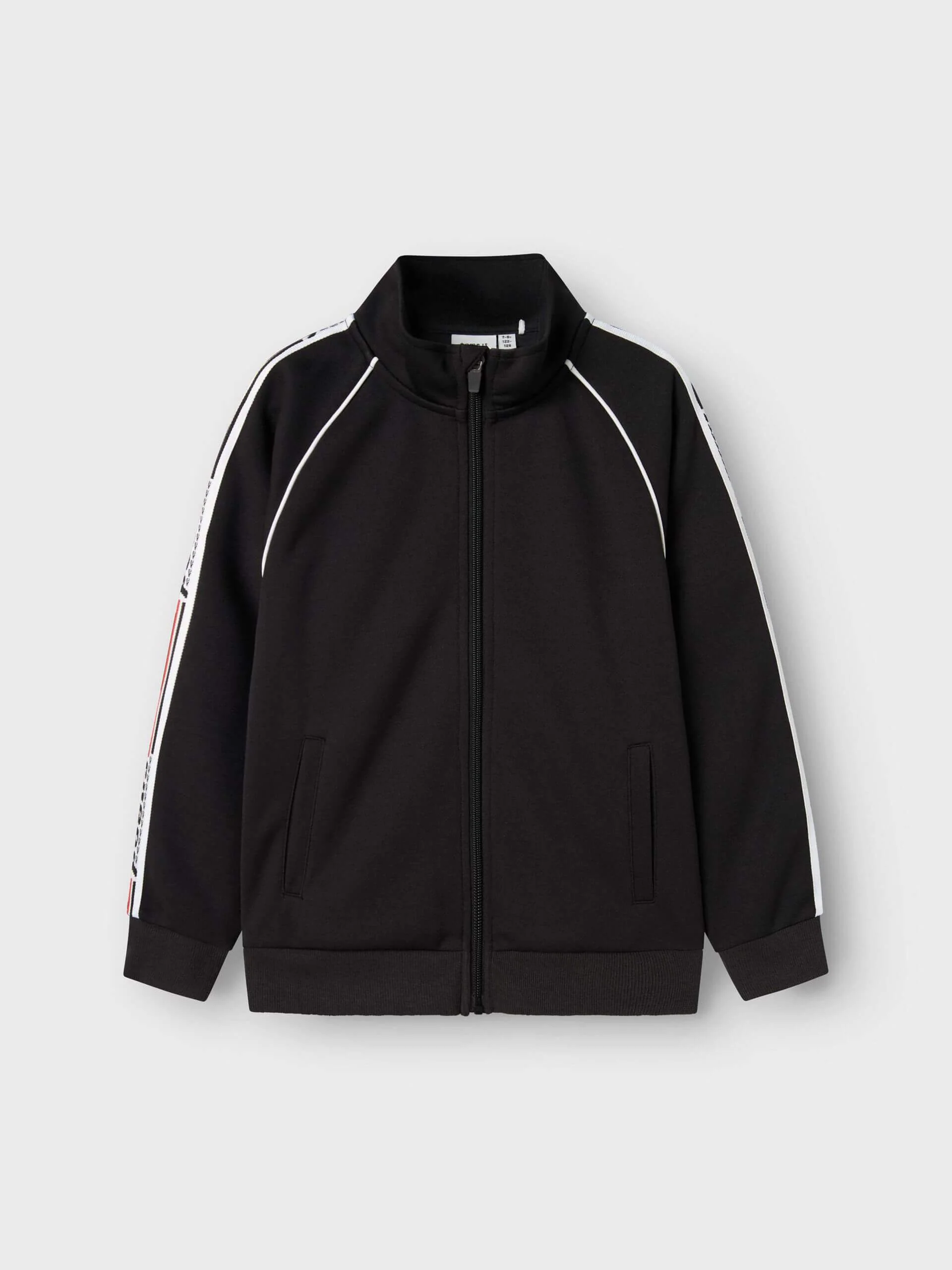 Name It lasten verkkatakki, NKMHAKKA LS SWEAT CARD UNB Musta