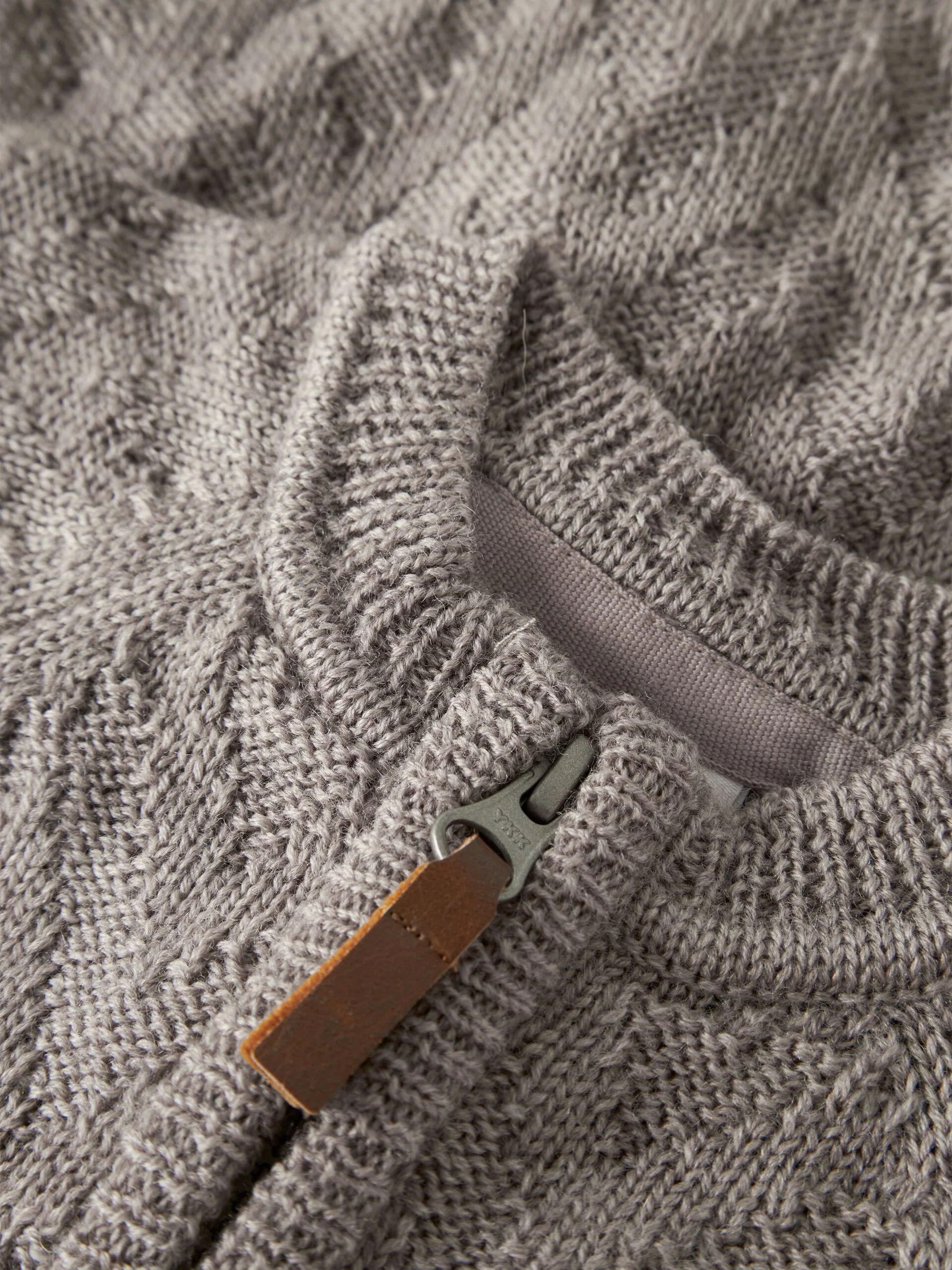 Name It lasten villahaalari, NBNWRUNI WOOL LS KNIT SUIT Beige - Image 3