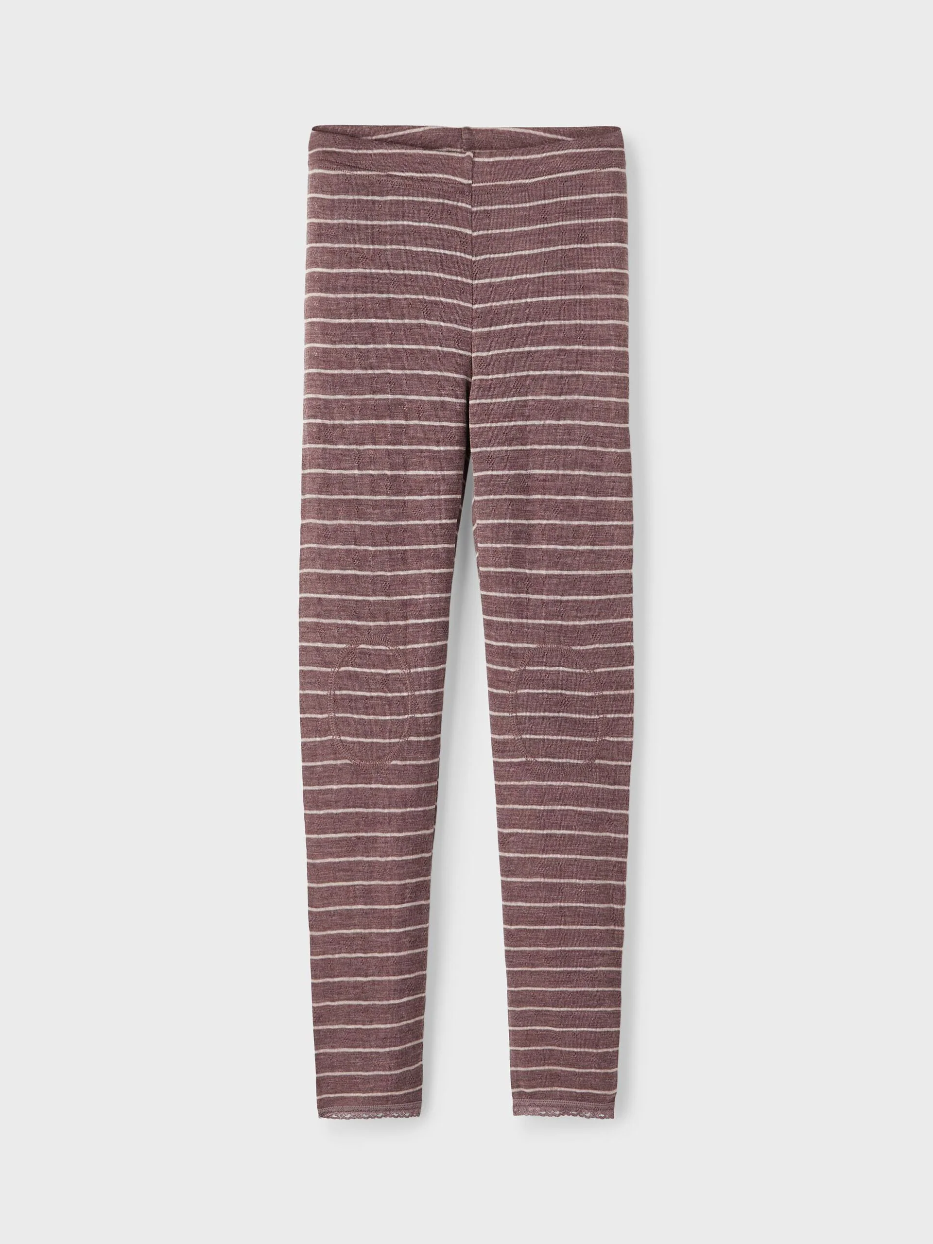 Name It leggingsit, NKFWANG WOOL NEEDLE LEGGING Raidallinen Punainen