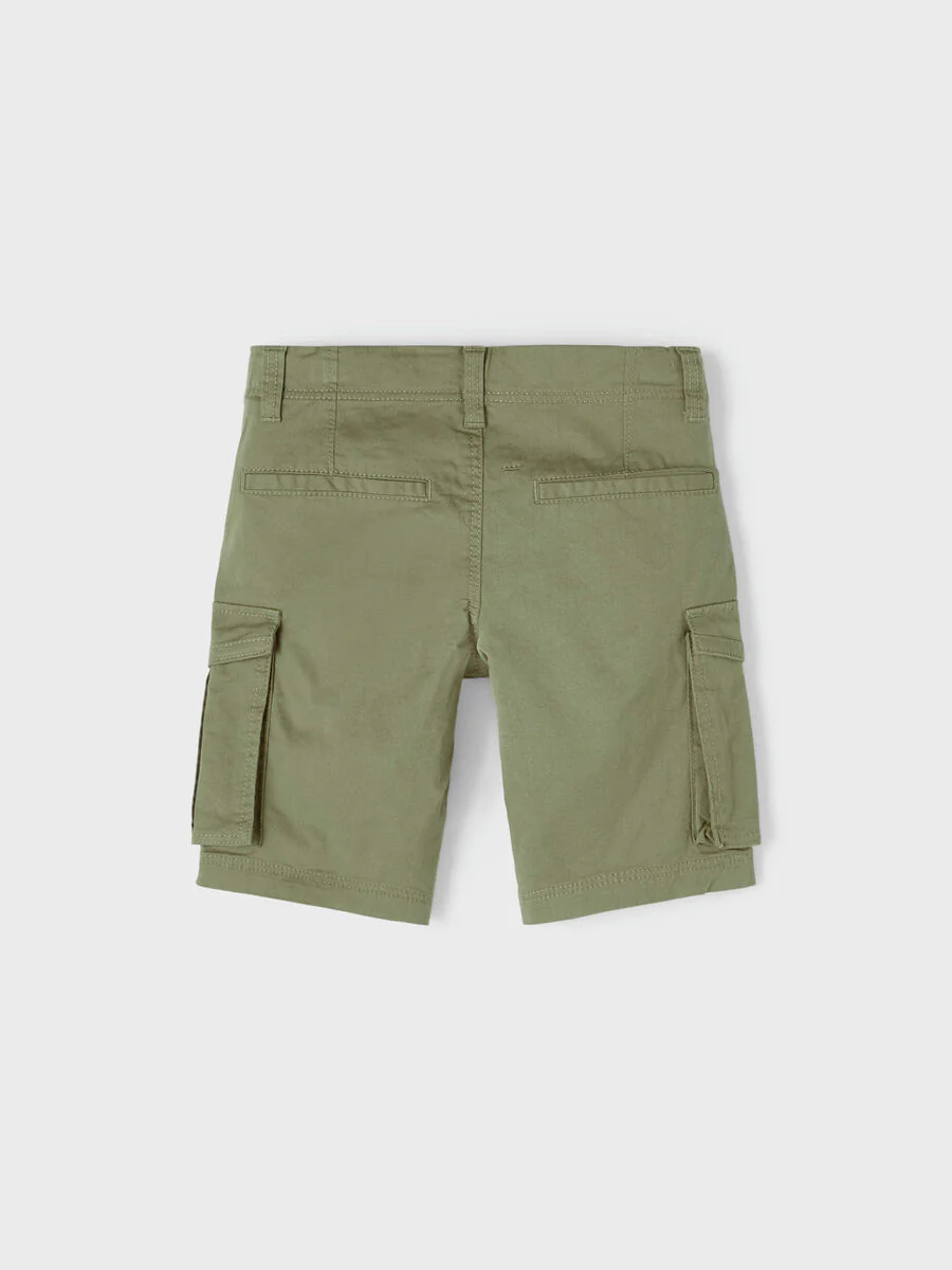 Name It reisitaskushortsit, NKMRYAN REG TWI L SHORTS Armeijanvihreä - Image 4