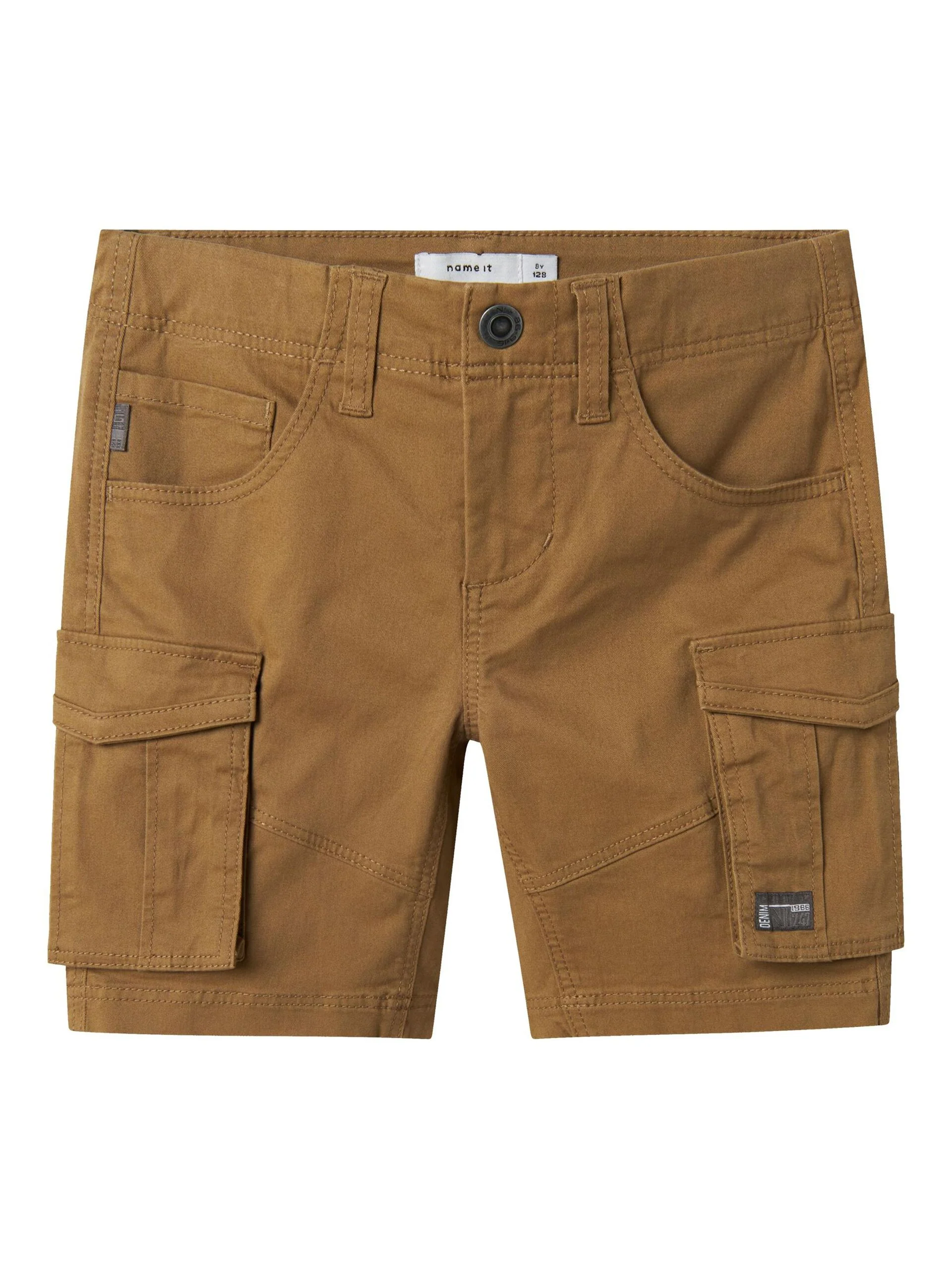 Name It reisitaskushortsit, NKMRYAN REG TWI L SHORTS Beige - Image 3