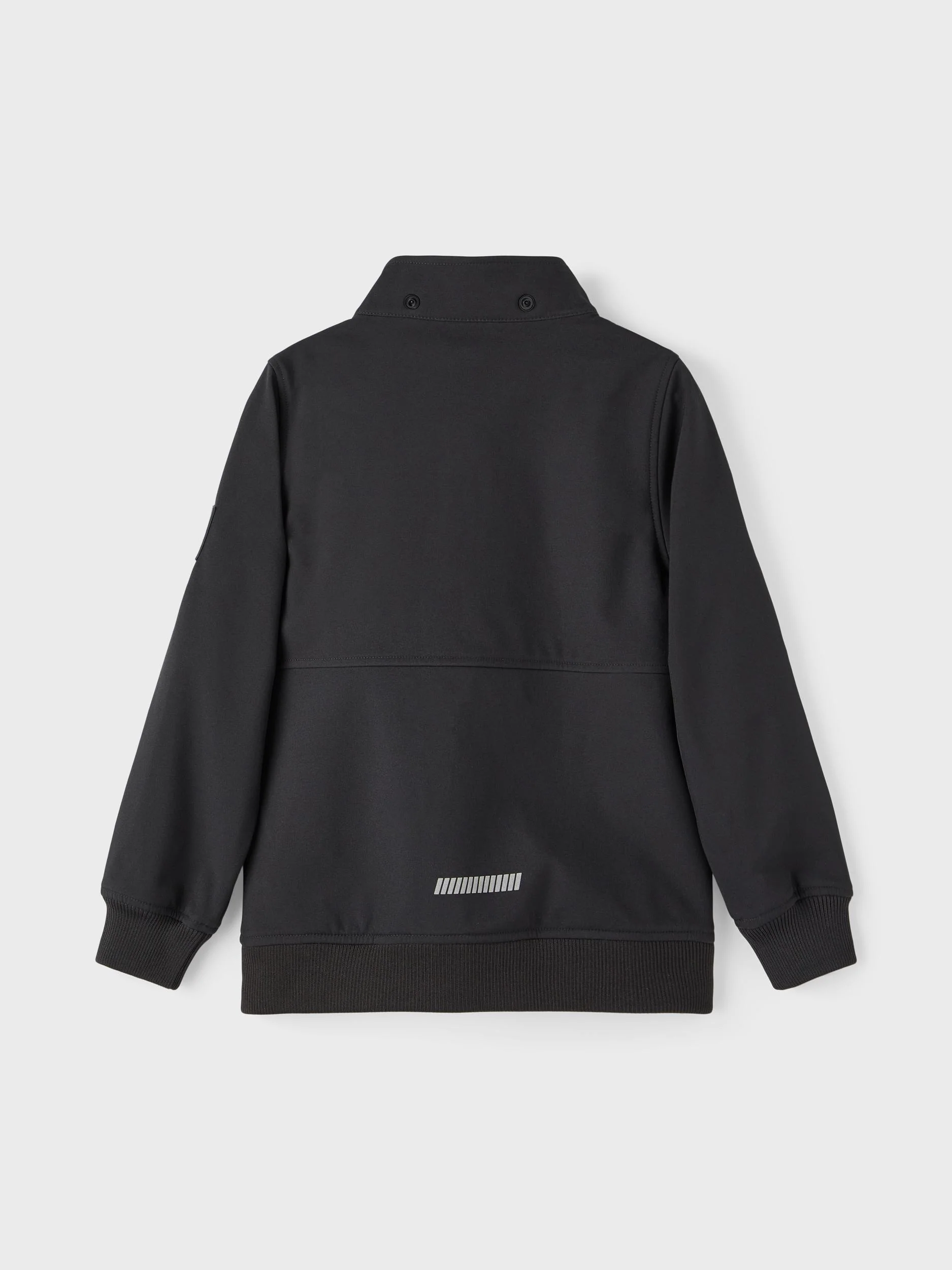 Name It softshell takki, NKMALFA JACKET BADGE Musta - Image 2