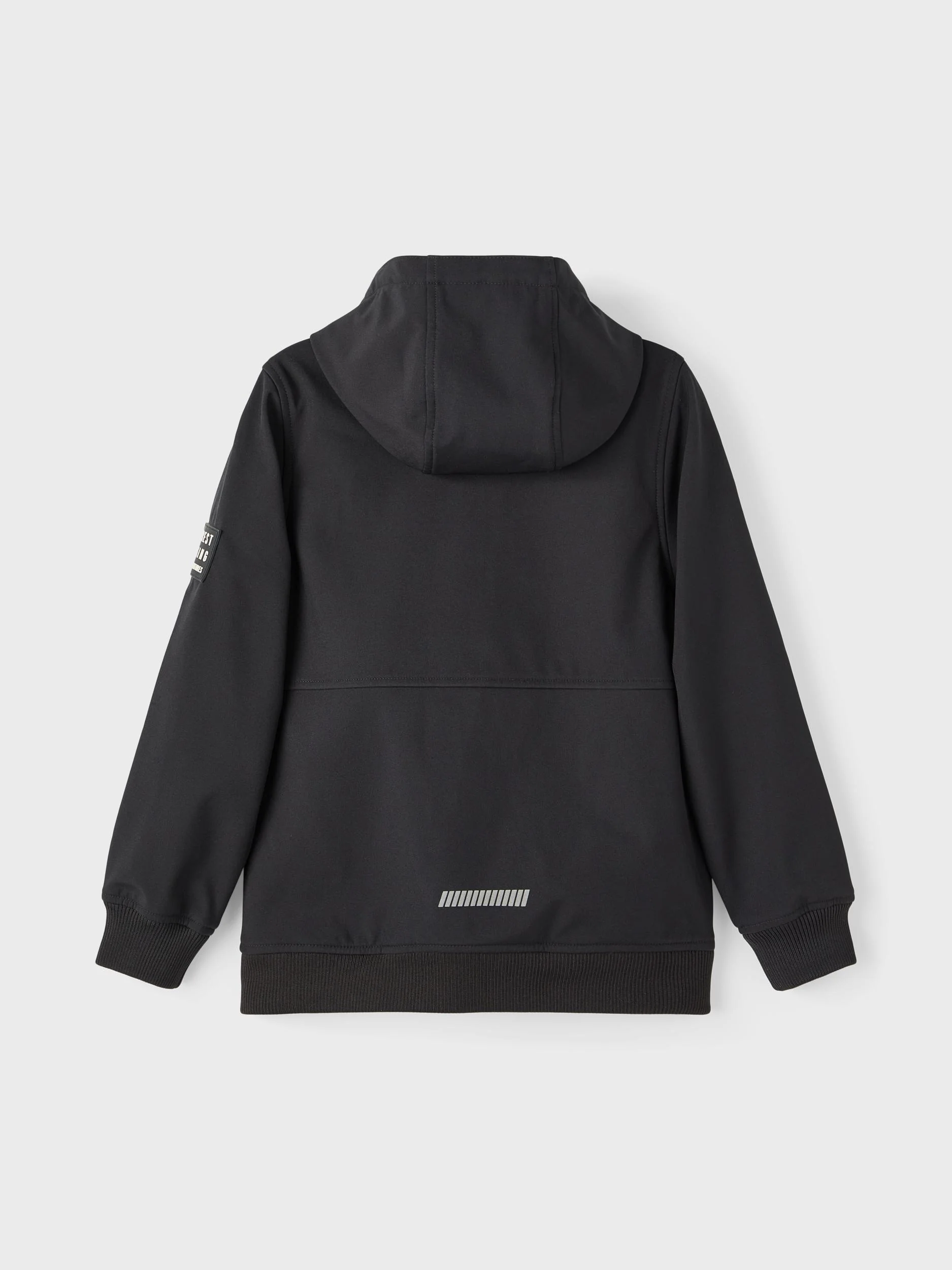 Name It softshell takki, NKMALFA JACKET BADGE Musta - Image 3