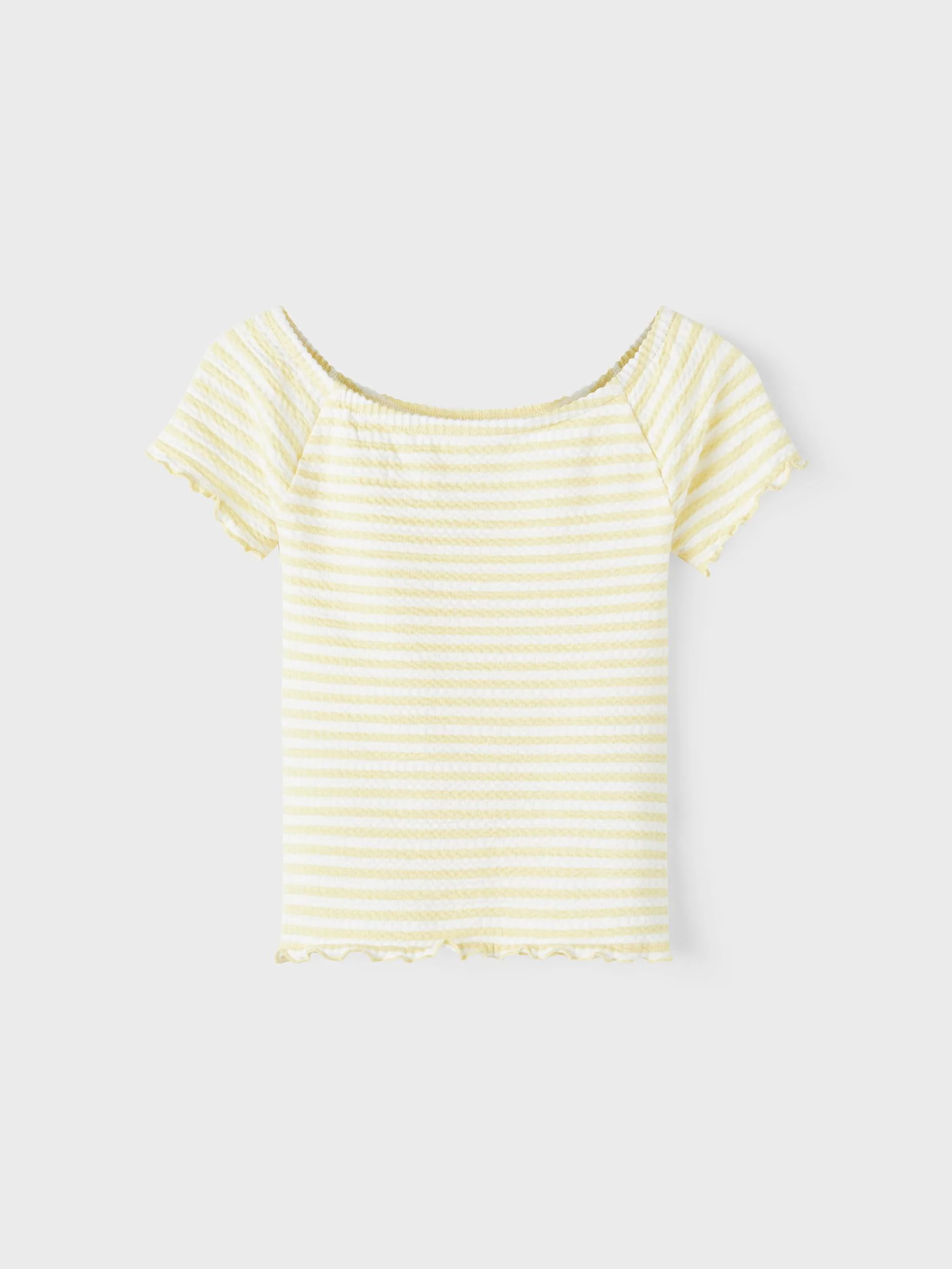 Name It t-paita, NKFJAMY SLIM OFFSHOULDER TOP Keltainen - Image 3