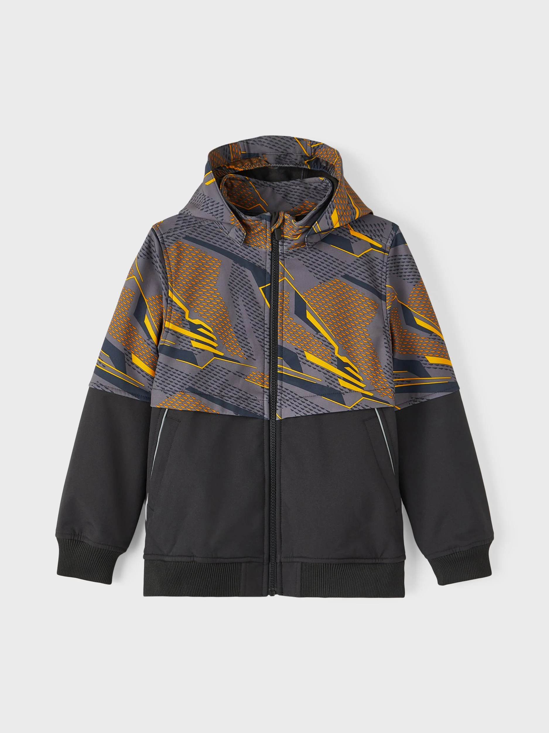 Name It takki, NKMALFA08 JACKET DIGITAL SPORT Musta Kuosi