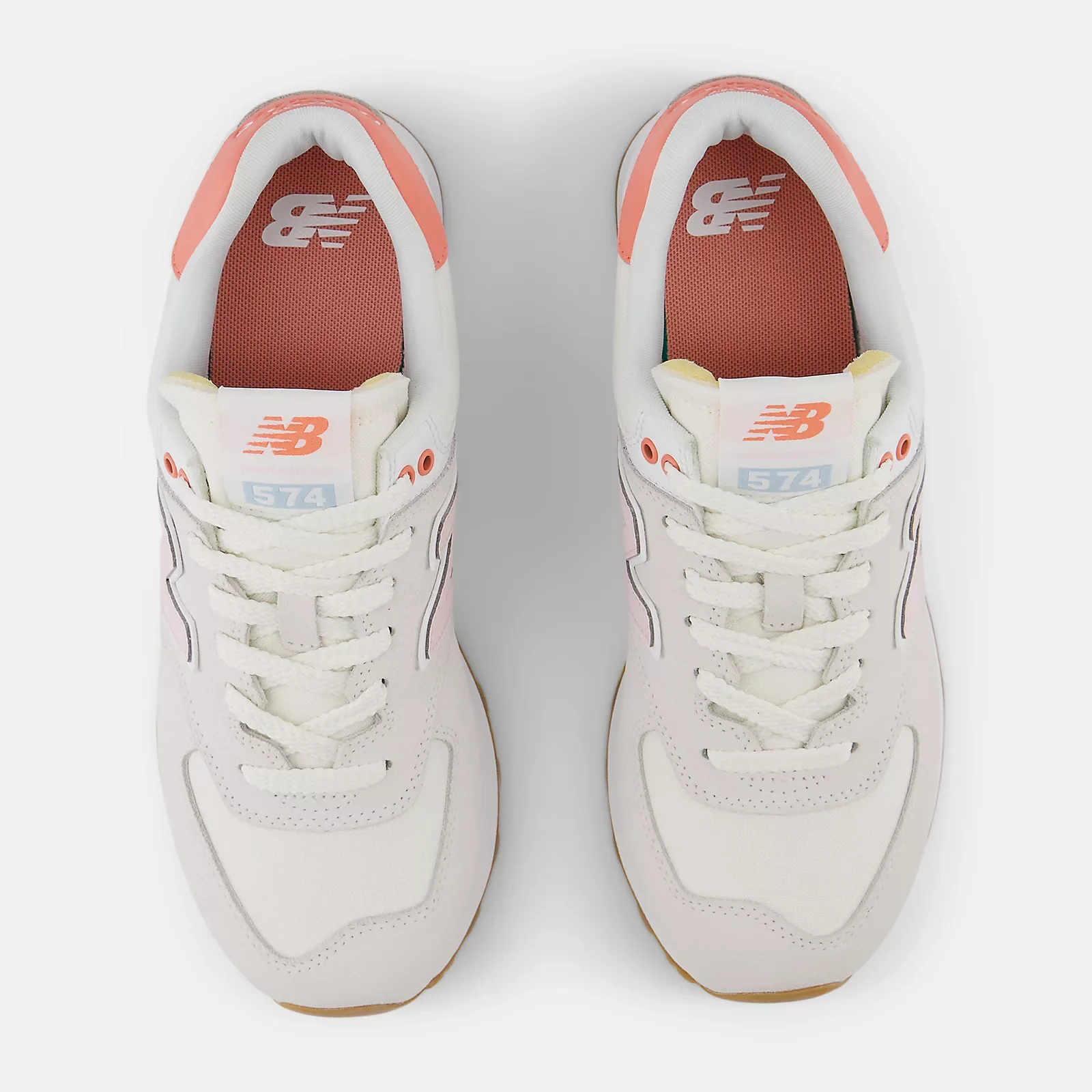 New Balance Naisten Tennarit, NEW BALANCE 574 Vaaleanpunainen Kuosi - Image 2