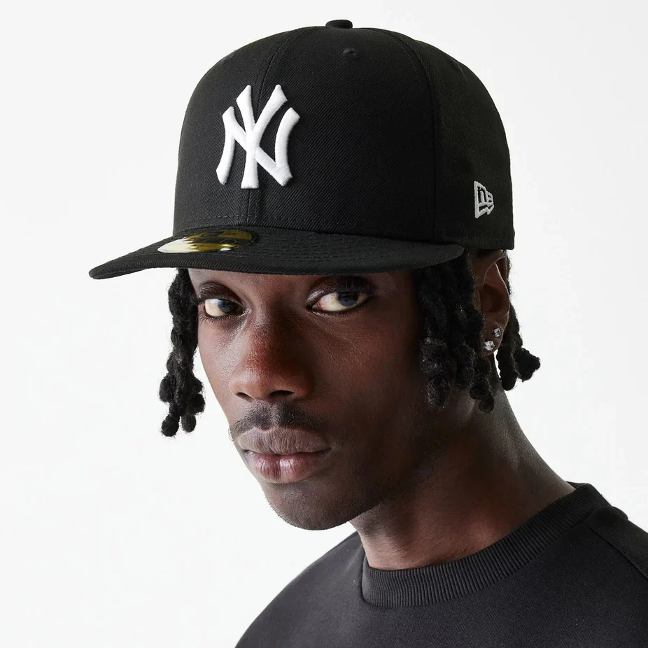 New Era lippis, MLB Basic New York Yankees Musta - Image 5