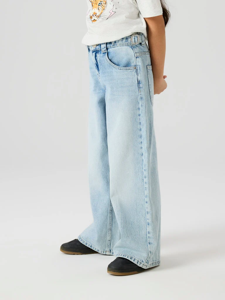 Name It lasten farkut NKFBELLA SKATER BUCKLE JEANS, vaaleansininen