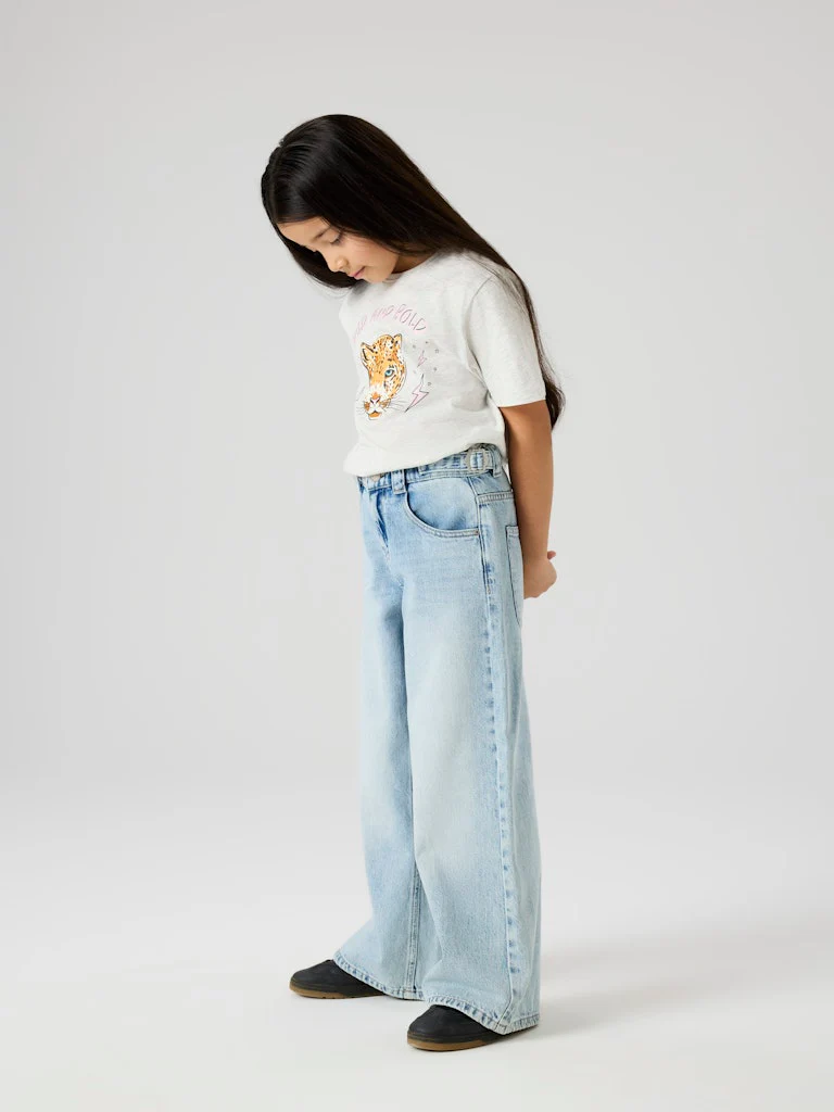 Name It lasten farkut NKFBELLA SKATER BUCKLE JEANS, vaaleansininen - Image 8