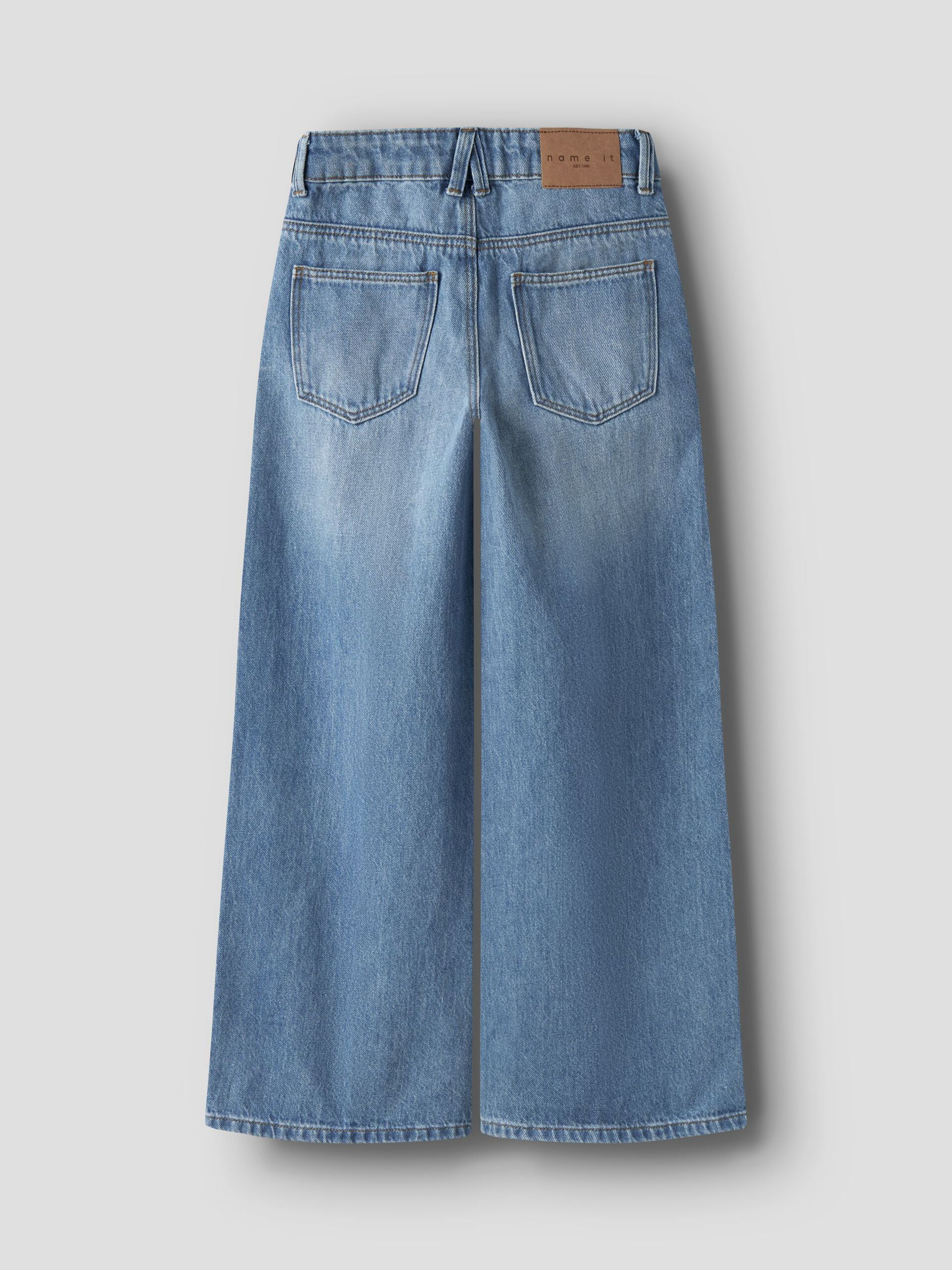 Name It lasten farkut NKFROSE X-WIDE PRESS JEANS, sininen - Image 2