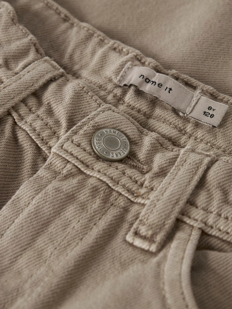 Name It lasten housut Nkmben X‑Skater Twill Pant, beige - Image 5