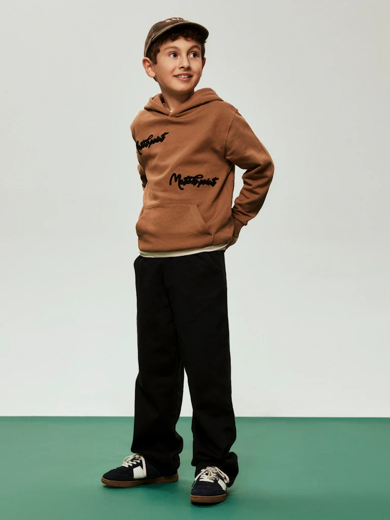 Name It lasten housut NKMTOM STRAIGHT SWEAT PANT, musta
