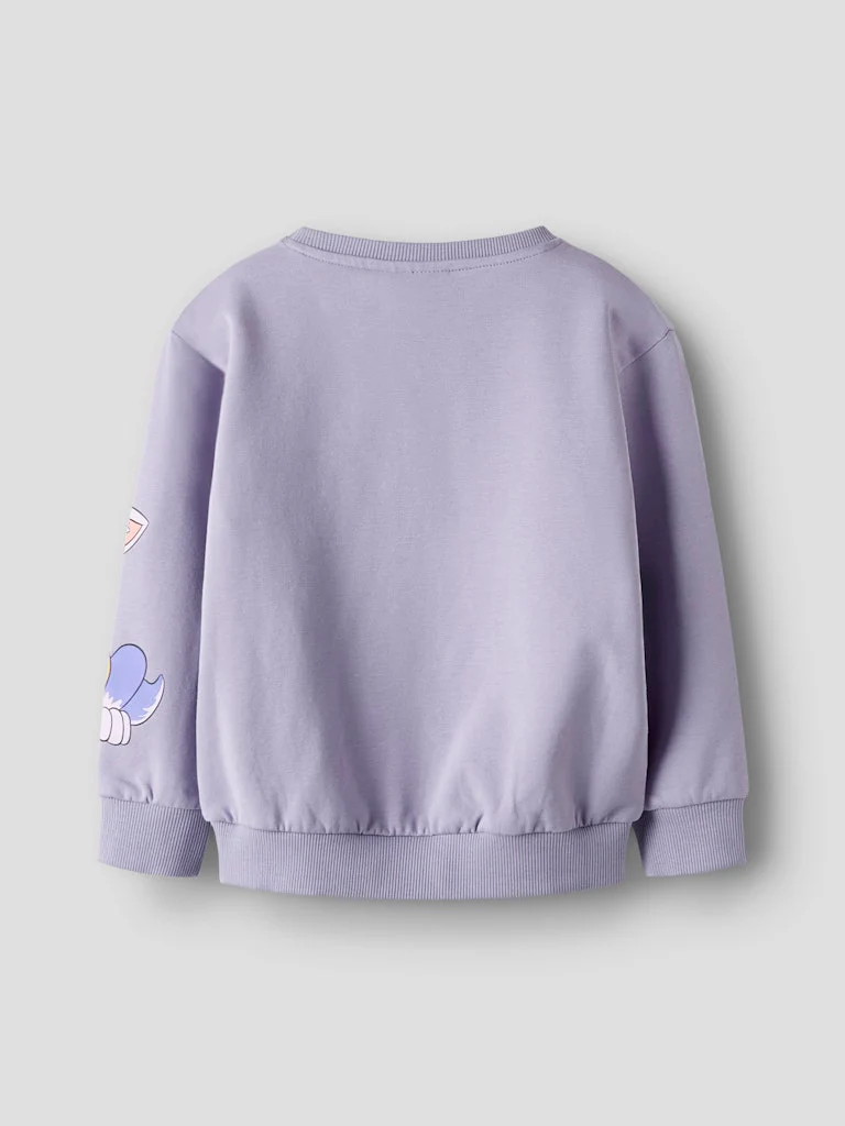 Name It lasten collegepaita NMFJARA PAW NREG SWEAT BRU NOOS, lila - Image 5
