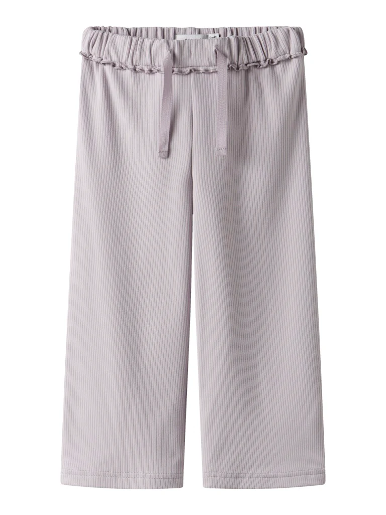 Name It lasten housut NMFTELLA WIDE PANT, vaalea lila