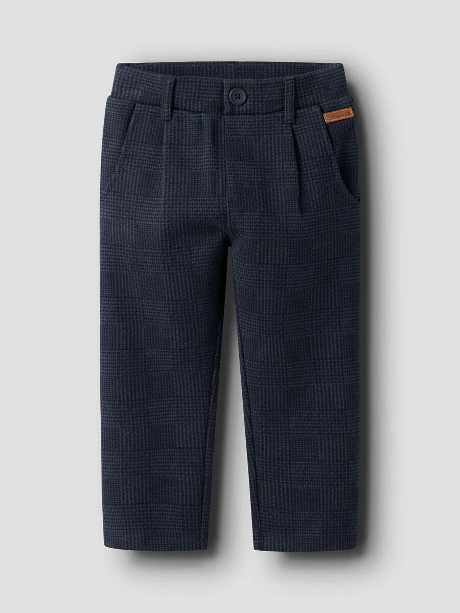 Name It lasten housut NMMRobino Sweatpant, sininen ruutu - Image 3