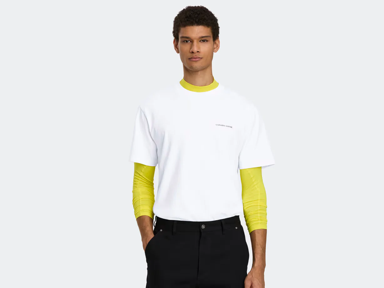 Canada Goose miesten t-pauta Novo T-shirt Withback Graphic, valkoinen - Image 2