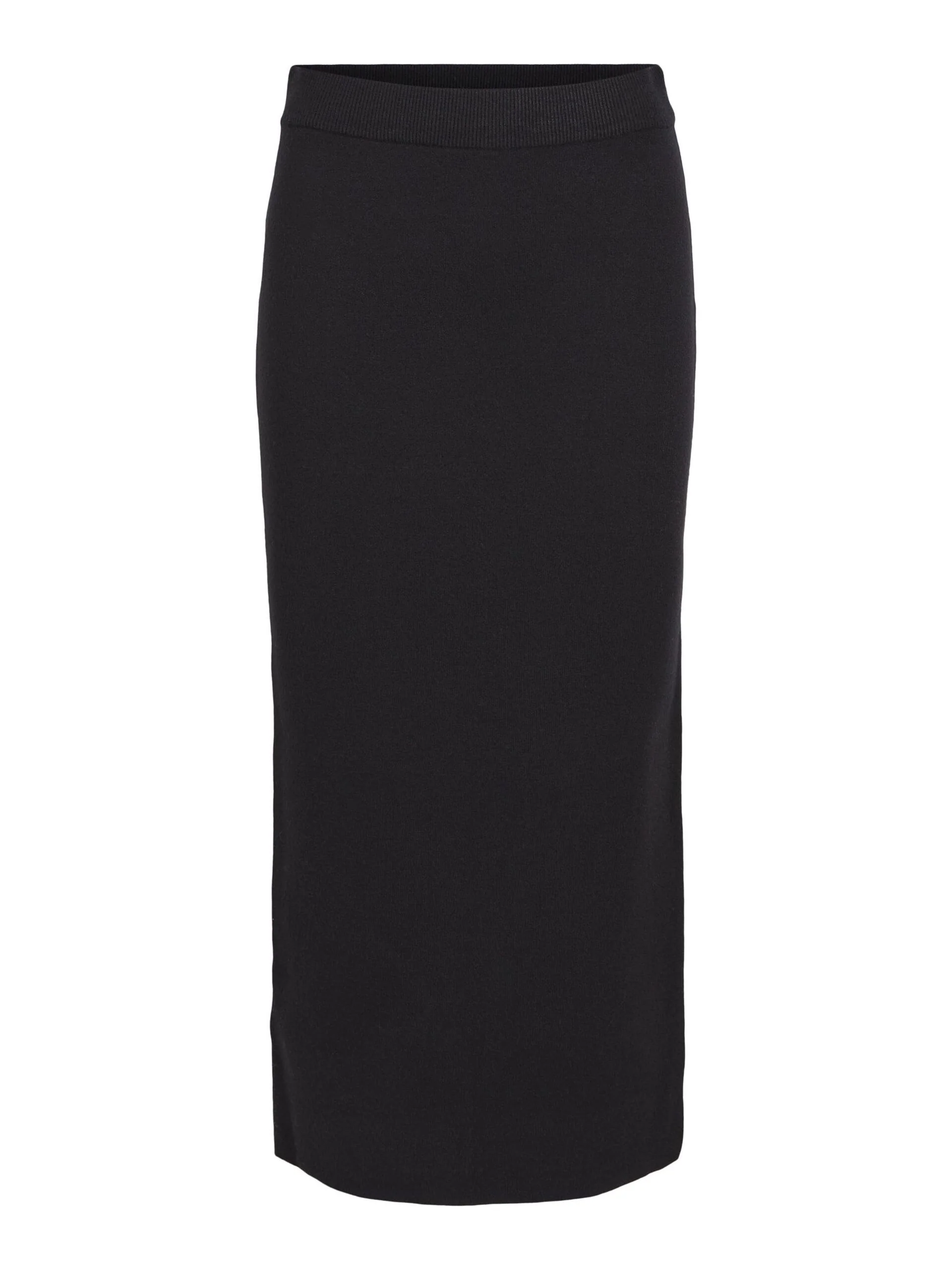 Object naisten hame, OBJREYNARD HW KNIT SKIRT Musta - Image 3