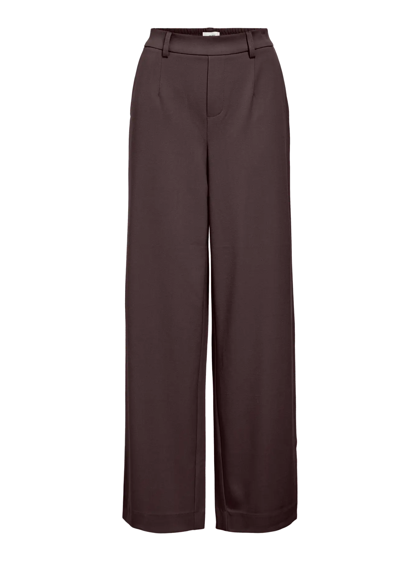 Object naisten housut OBJLisa Wide Pant,Seal Brown - Image 3