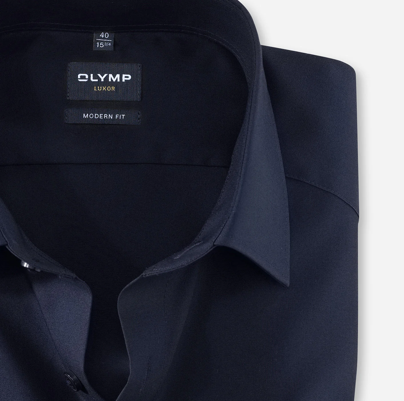 Olymp miesten kauluspaita, OLYMP LUXOR MODERN FIT COBALT Tummansininen - Image 2