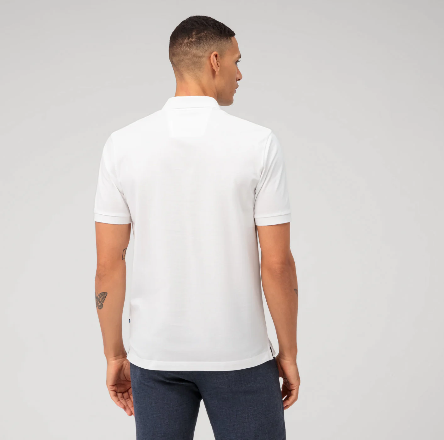 Olymp miesten pikeepaita, CASUAL REGULAR FIT POLO SHIRT Valkoinen - Image 2