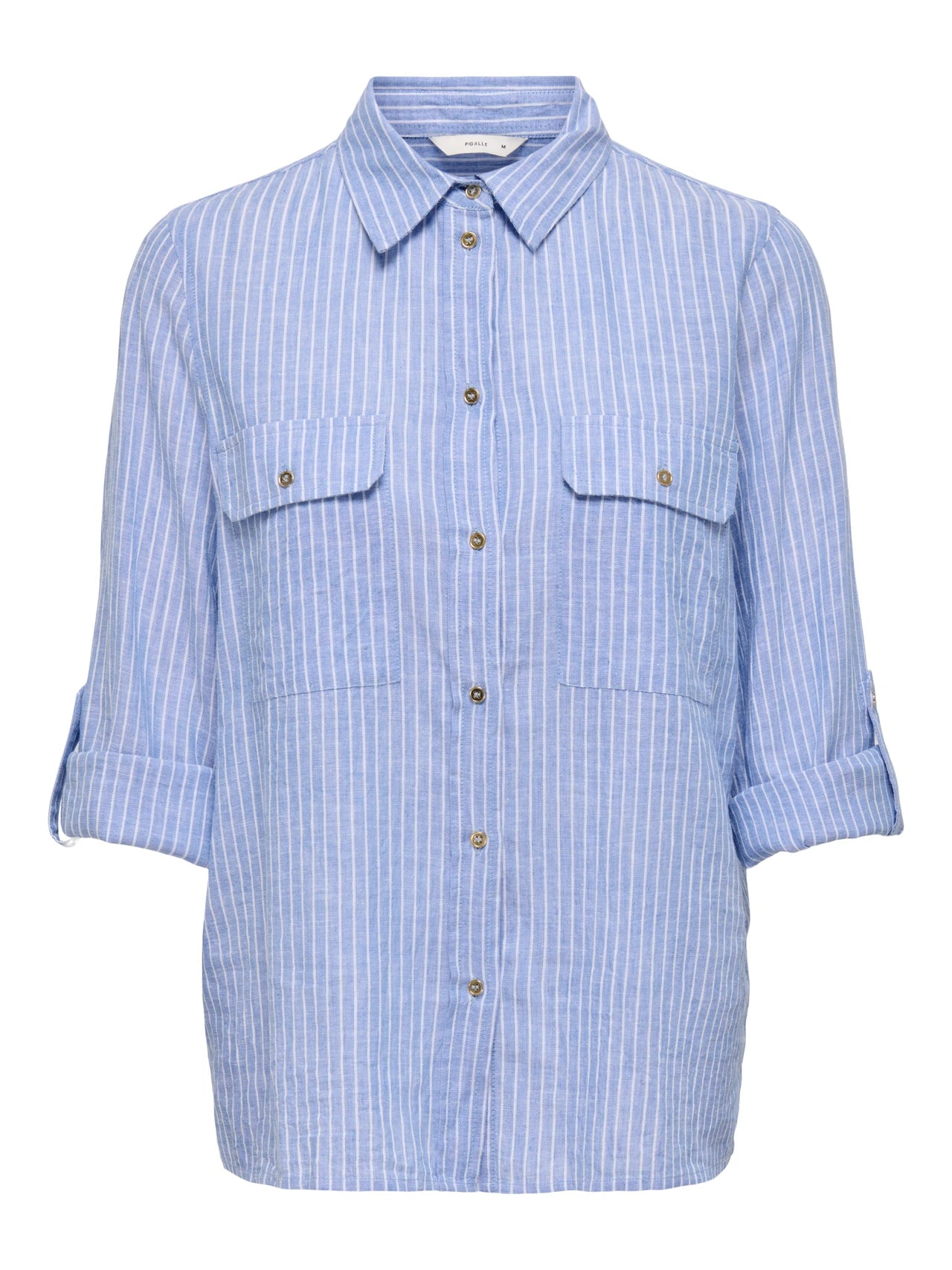 Only naisten paitapusero ONLWendy L/S Shirt WVN, vaaleansininen - Image 3