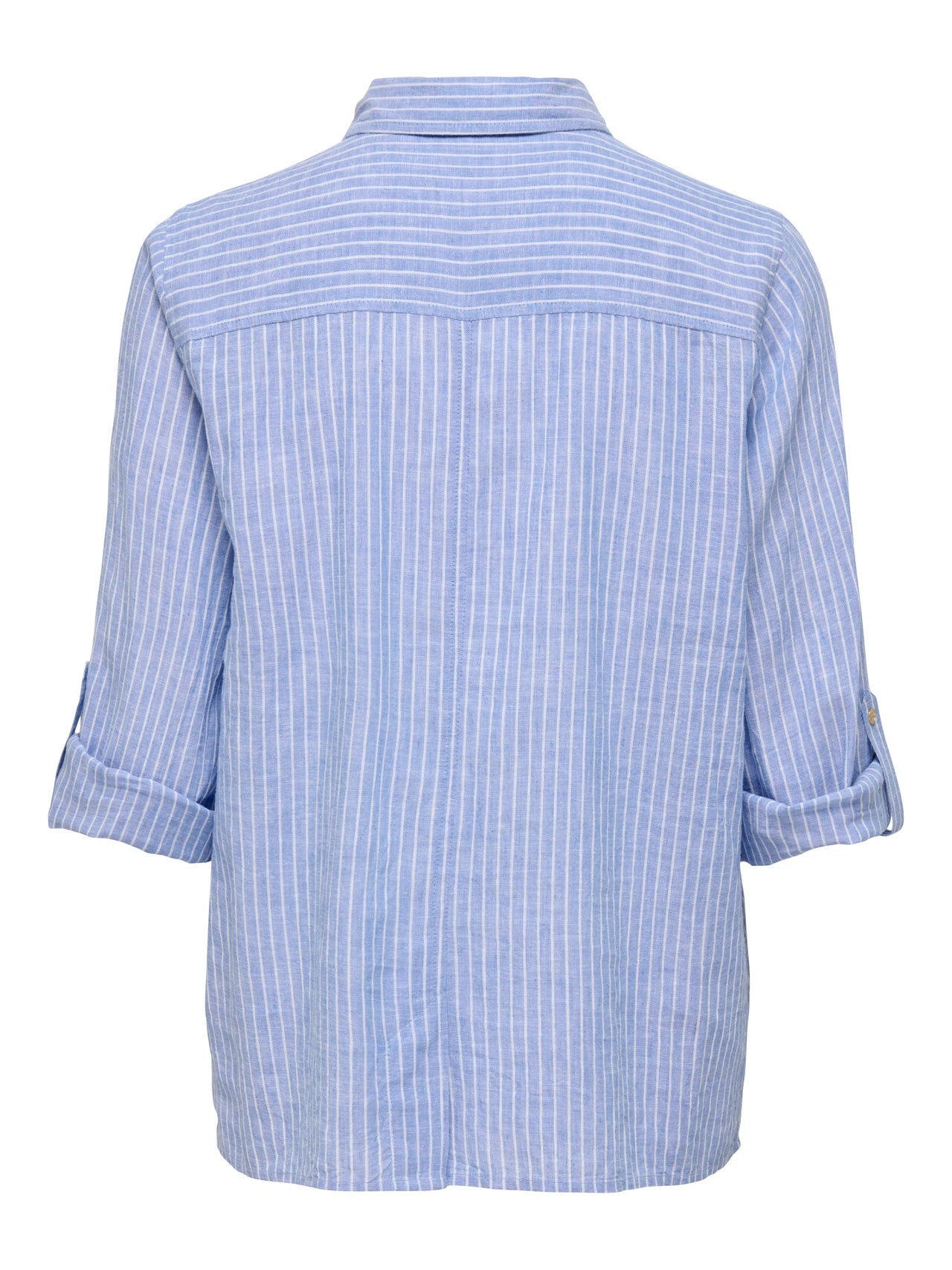 Only naisten paitapusero ONLWendy L/S Shirt WVN, vaaleansininen - Image 4