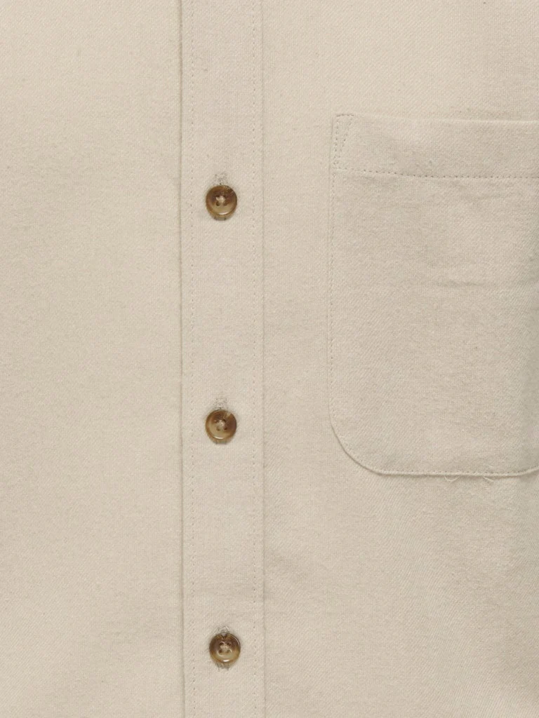 Only and Sons Junior lasten kauluspaita, OSJGUDMUND SLIM SHIRT WVN NOOS Beige - Image 3