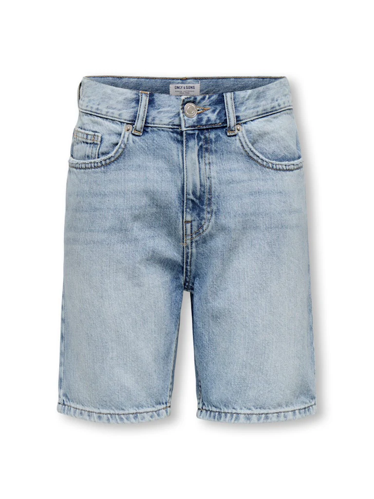 Only and Sons Junior lasten shortsit, OSJEDGE DENIM SHORTS Indigo - Image 2