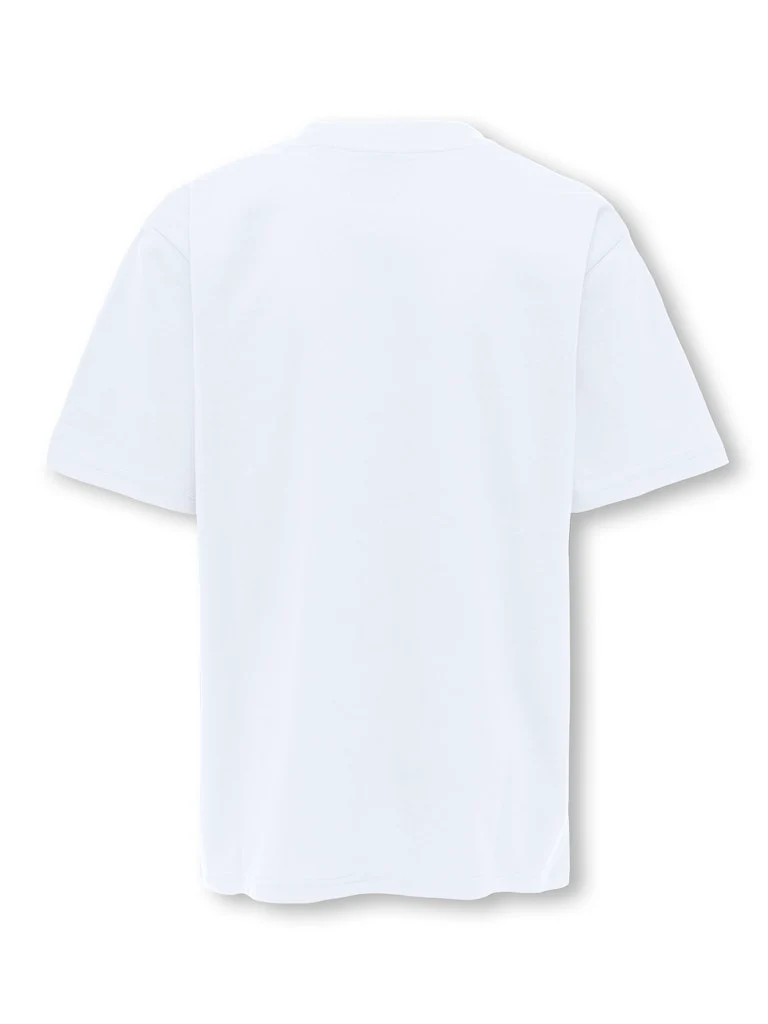 Only and Sons Junior t-paita, OSJFRED LIFE RLX SS LABEL TEE Valkoinen - Image 2